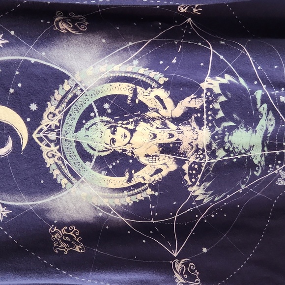 Purple Moon Goddess Cold Shoulder Top - Picture 6 of 8